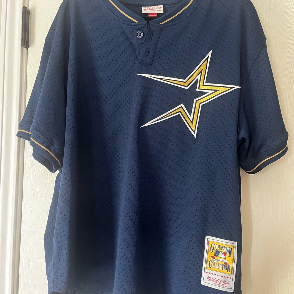 Mitchell & Ness Navy Blue Star Jersey